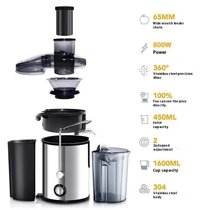 Mixora Large-Caliber Juice Extractor