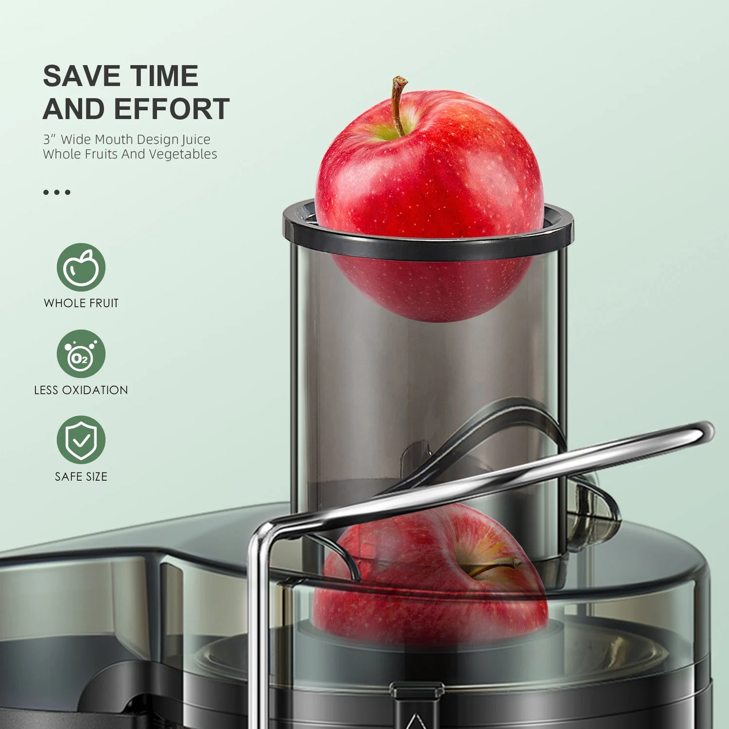 Mixora Wide-Mouth Centrifugal Juicer